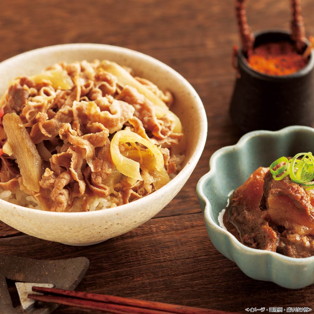 日本料理寺田 国産牛すじ煮込みと牛丼の素