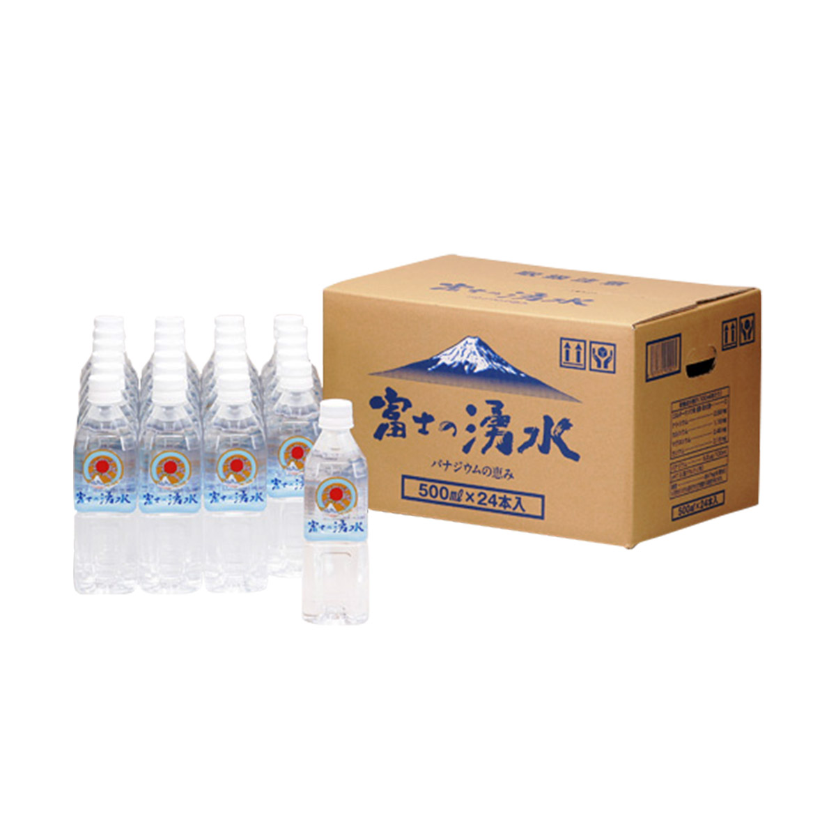 富士の湧水 ペットボトル 500ml 24本セット